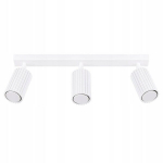 Sollux Lighting laevalgusti Karbon 3L, valge