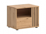 Spintelė prie lovos Black Red White Vabres, ruda