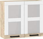 K&ouml;&ouml;gikapp Meblocross Korfu KOR-19 - W80-PN, tamm/valge