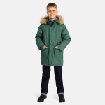 Huppa Poiste talveparka ROMAN 2, forest green