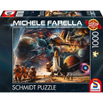 Schmidt Spiele pusle Michele Farella: Faszination Raumfahrt - Reise in ferne Galaxien (1000-osaline)