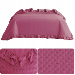 Picota voodikate Rosella 200x220 seelikuga, fuksia