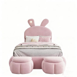 Lastevoodi k&uuml;&uuml;likuk&otilde;rvaga LED-peatsiga, 90&times;200 cm