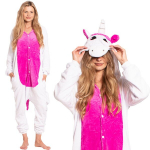 Naiste &uuml;hes t&uuml;kis Kigurumi pidžaama Onesie Kost&uuml;&uuml;m &Uuml;kssarvik roosa 165-175 cm L, L