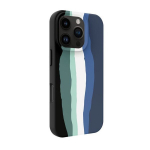 Evelatus silikoon&uuml;mbris Apple iPhone 16 Pro MagSafe funktsiooniga Multi-Colored Aqua Blue