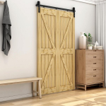 Qinaixqm 100 cm / 3.3 jalga Kokkupandavate l&uuml;kanduste furnituur L&uuml;kanduste s&uuml;steem T&auml;ielik l&uuml;kanduste komplekt Must, 2 puidust uksele, laius 48 cm