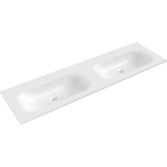 Topeltkraanikauss Mexen Vela, 161 x 46,5 cm, White glossy
