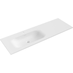 Kraanikauss Mexen Vela, Left, 141 x 46,5 cm, White matt