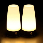 Kaheosaline LED-anduriga laualamp/&ouml;&ouml;valgusti komplekt