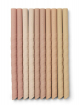 Silikoonist k&otilde;rred Liewood Timoti Dark Rose Multi Mix LW14104, 10 tk, puhastusharjaga
