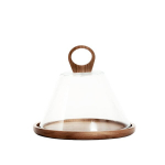 Homla taldrik klaaskupliga Lenne, 23x19 cm