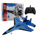RC kaugjuhitav lennuk koos puldiga SU-35 FX620, sinine