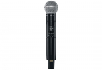 Mikrofon - Shure SLXD2/SM58 K&auml;eshoitav Traadita Saatja 470-514 MHz, Juoda