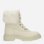 Naiste helebeez Geox talvesaapad D26HRT09ABH-C1122 &ndash; k&otilde;rge s&auml;&auml;rega, nahast ja tekstiilist, soojendatud