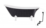Vann Besco Olaya Glam 160, Graphite+White, sifooniga &uuml;levooluga Klik-klak Black