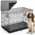 Metallist koerapuur + koeravoodi, 91 x 57 x 62 cm