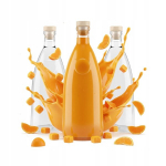 Klaaspudel Loft 500ml - karahvin lik&ouml;&ouml;ride, mahlade jaoks