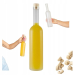 K&uuml;lm klaaspudel Futura 500 ml korgiga