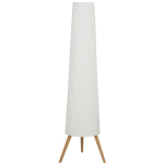 LED-p&otilde;randalamp elutuppa, h&auml;mardatav, puidust statiivialusega, jalgaklappl&uuml;litiga, 46 x 46 x 153 cm, valge