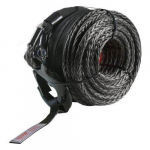 Sintetinis lynas 12,7 mm &times; 28 m su kaltiniu plieniniu kabliu