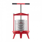 Puuvilja- ja veini press, 14L, 405x620 mm, punane, roostevaba teras