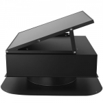 Katusep&ouml;&ouml;ningu v&auml;ljat&otilde;mbeventilaator, 56.5x56.5x24.5 cm, must, p&auml;ikesepatareiga ventilatsioon