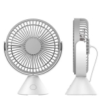 Lauaventilaator, 3 kiirust, USB, 360&deg; p&ouml;&ouml;rlev, 1500mAh, hall