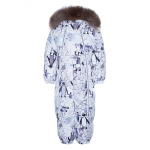 Huppa Laste talvekombe BEATA 1, white pattern