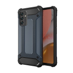Hybrid Armor Case Tough Rugged Cover for Samsung Galaxy A72 4G blue (Light blue || Niebieski)