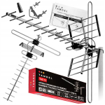 Suundantenn v&auml;listingimustes maapealse televisiooni, DVB-T2, MUX-8, 4K, LTE jaoks, Kryptinė lauko antena antžeminei TV, DVB-T2, MUX-8, 4K, LTE