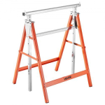 T&ouml;&ouml;lauajalad, 2 tk kokkupandavad reguleeritavad, 68x57x80-130 cm, metall
