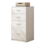 Valge kontori raamaturiiul sahtlitega Skandinaavia avar kapp 85cm