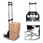 Kokkupandav transpordik&auml;ru, 75 kg, alumiinium, must