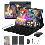 Tahvelarvuti TABWEE T60 12.2" 2.5K FHD, 48 GB + 256 GB / SD 2TB, Gemini AI, 10000 mAh, 16 MP + 8 MP, 4G LTE + 5G WIFI, Android 16 - Hall