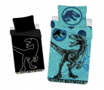 Laste voodipesukomplekt Jurassic World Glowing, 140 x 200 + padjap&uuml;&uuml;r 70 x 90 cm