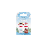 Clipstar Kids Cozy Snowy Friends juukseklambrite komplekt &ndash; 4 tk