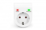 &Uuml;leminekujuhtme kaitseadapter - DIGITUS - Valge - Mitmeotstarbeline pesa - Siseruumides - Monofaasne