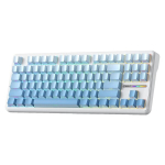 Aula F87 Pro m&auml;nguklaviatuur, kolme režiimiga Bluetooth 5.0 / 2,4 GHz / USB-C Hot-Swap RGB traadita mehaaniline klaviatuur &ndash; sinine gradient