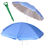 Suur sinine rannavari UV-kaitsega &ndash; 150 cm, UPF 50+