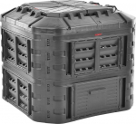 Kompostikast Hecht 6600, must, 600L