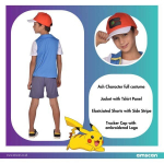 Kost&uuml;&uuml;m "pokemon Trainer Ash" lastele vanuses 6-8 aastat.