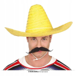Mehhiko Sombrero m&uuml;ts, kollane, 50 cm
