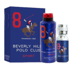 Beverly Hills Polo Club 1982 Sport 8 kingikomplekt meestele &ndash; tualettvesi 100 ml + antiperspirant deodorantsprei 175 ml