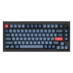 Juhtmevaba m&auml;nguklaviatuur Keychron V1 Max Wireless V1M-D1 Gateron Jupiter Red, Inglise (US), must v., Keychron V1 Max Gateron Red Switch Belaidė Klaviatūra