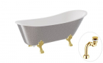 Vann Besco Olaya Glam 160, Silver+Gold, koos klik-klak sifooniga Gold