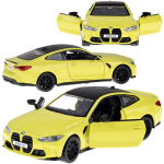 Metallist BMW M4 auto heli- ja valgusefektidega, roheline