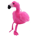 Pl&uuml;&uuml;sist m&auml;nguasi - v&otilde;tmehoidja Flamingo, 12 cm, roosa