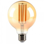 LED Filament lamp E27, G95, 10W, 1200lm, 3000K, 360&deg;, merevaik