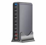 10 mitmepordiline 800W GaN USB-C kiirlaadimisjaam, NewPRO WS41