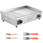Elektriline grillplaat 72,5x40 cm roostevaba teras pool sooneline pool sile